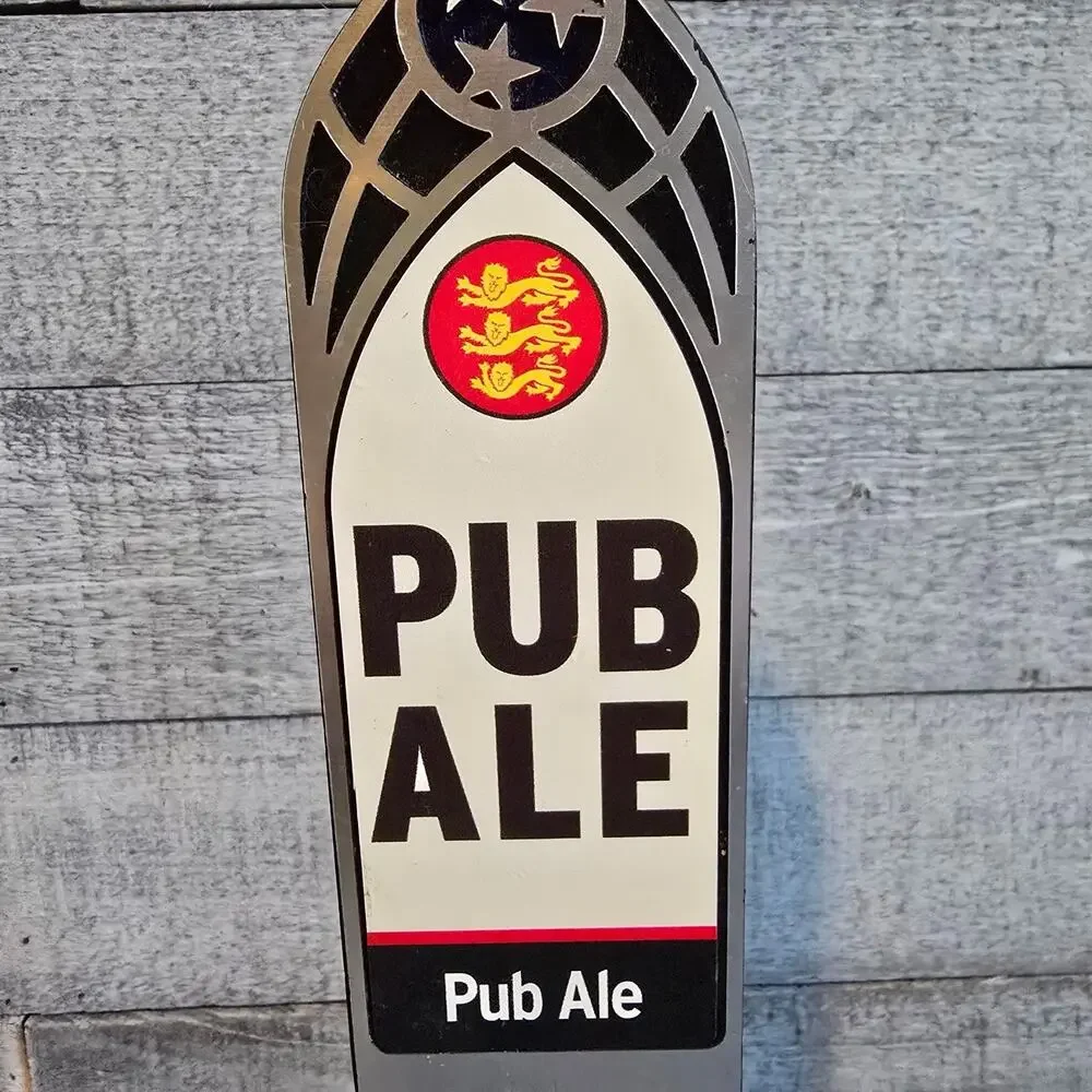 Black Abbey Brewing‎ Beer Tap Handle Double Sided Bock Krampus Nacht Pub Ale